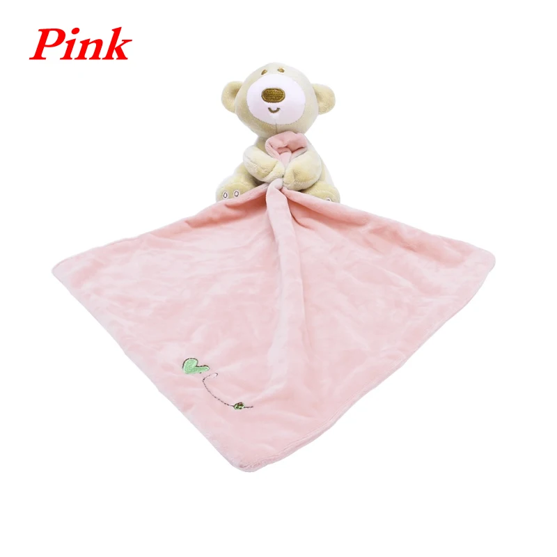 Doudou peluche bébé ours en peluche doux et moelleux lavable pour enfant style adorable compagnon de réconfort