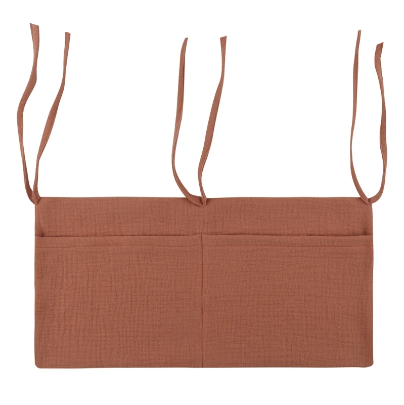 Tablier coton rangement nouveauné poches ajustables protection