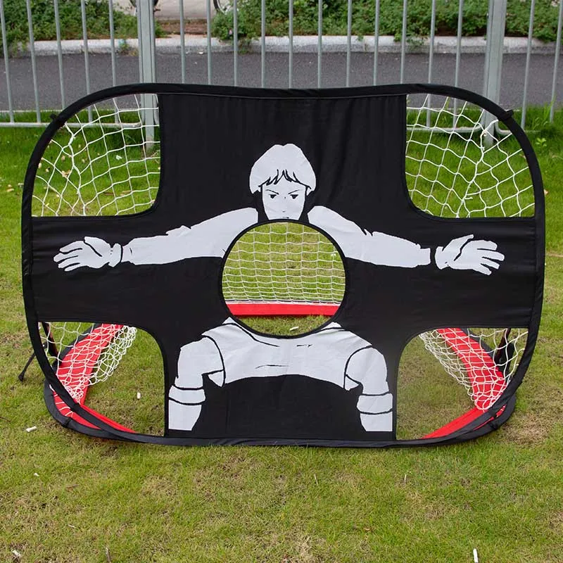Porte de football pour enfants, filet de football portable pliable, cadre de but pour 3 personnes et 4 personn