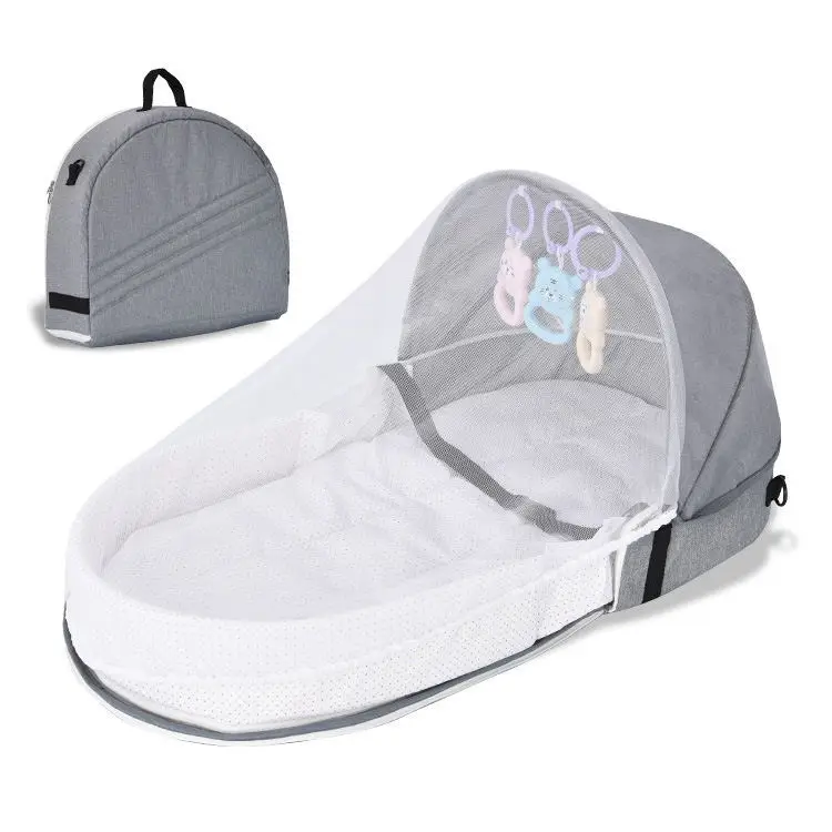 Lit de Voyage Multifonction pour Bébé Portable avec Moustiquaire