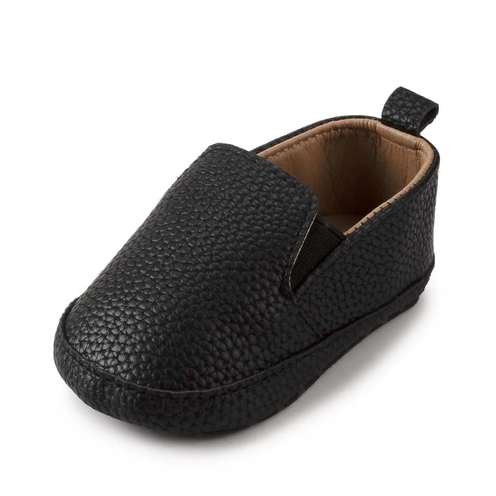Chaussures bébé filles garçons 012 mois cuir PU antidérapant premiers