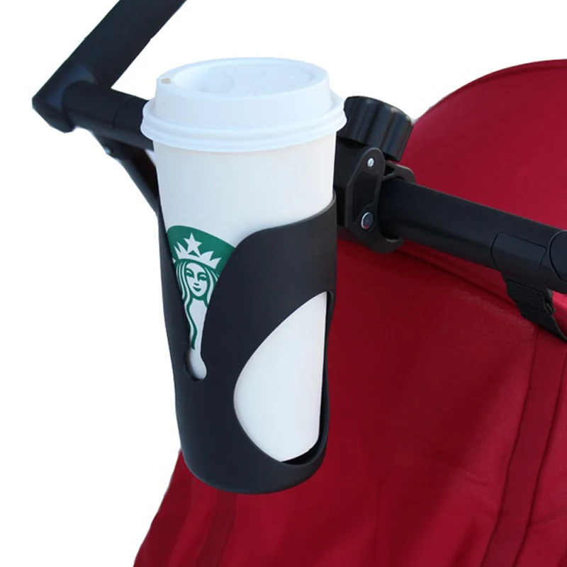 Portegobelet rotatif 360° pour poussette bébé Goodbaby pratique et sécurisé en plastique noir