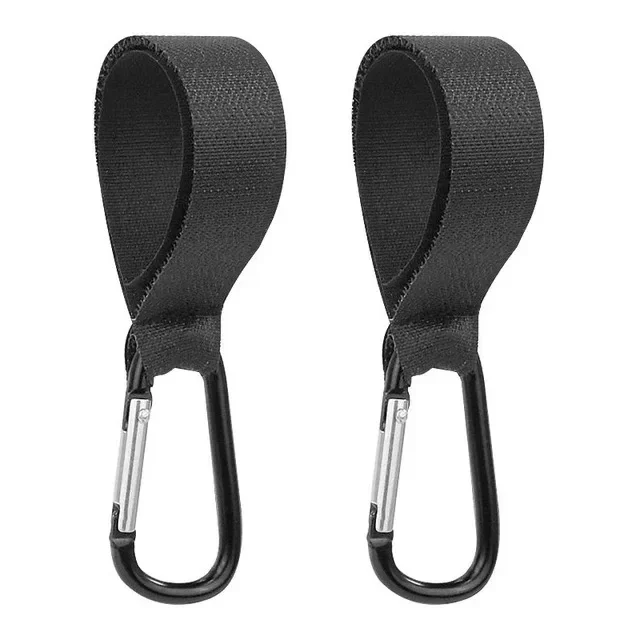Accessoires poussette crochets nylon aluminium fixation sac à langer