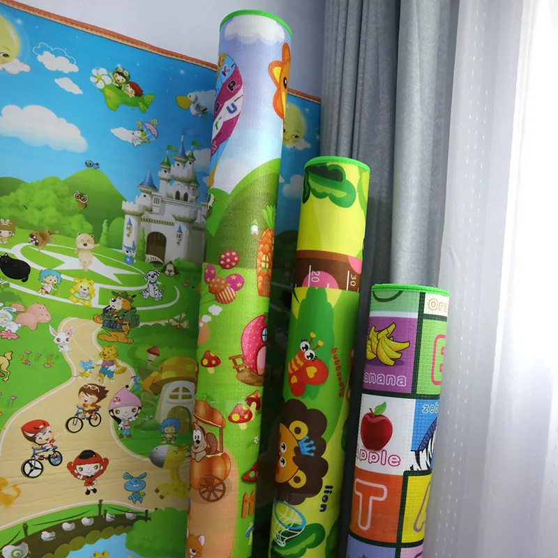 Tapis de jeu bébé 120x90 cm EVA mousse安全éducatif多activitépour enfants