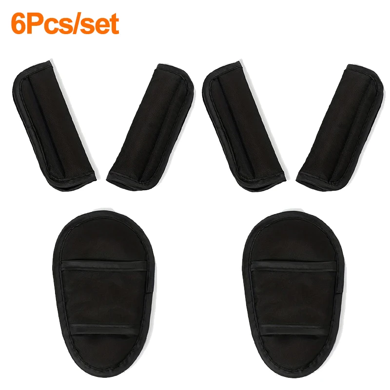 Ensemble de protections pour poignées de poussette coussin de ceinture de sécurité universel amorti confortabl
