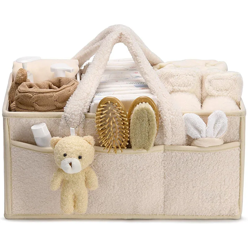 Sac suspendu pour couches bébé organisateur de voyage accessoire poussette rangement portable panier de soins 