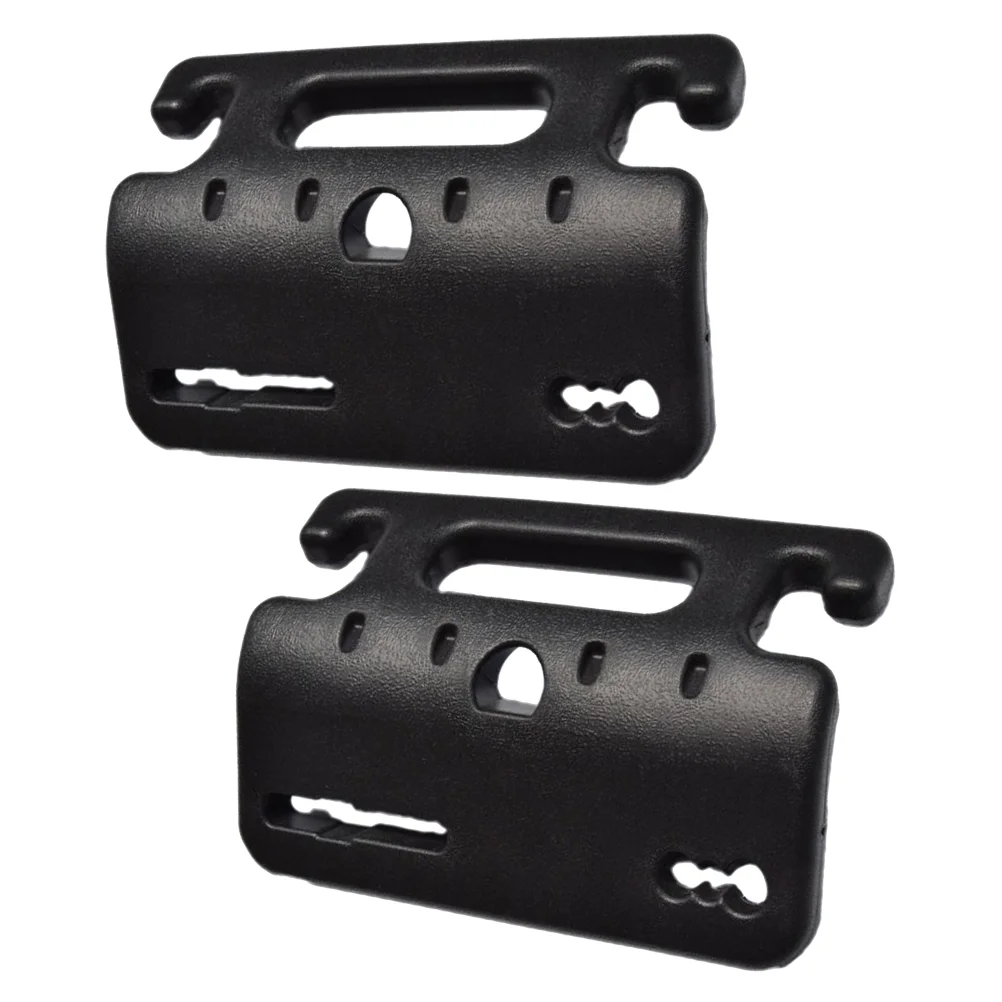 Supports voiture siège arrière 2 pièces ABS noir fixation facile