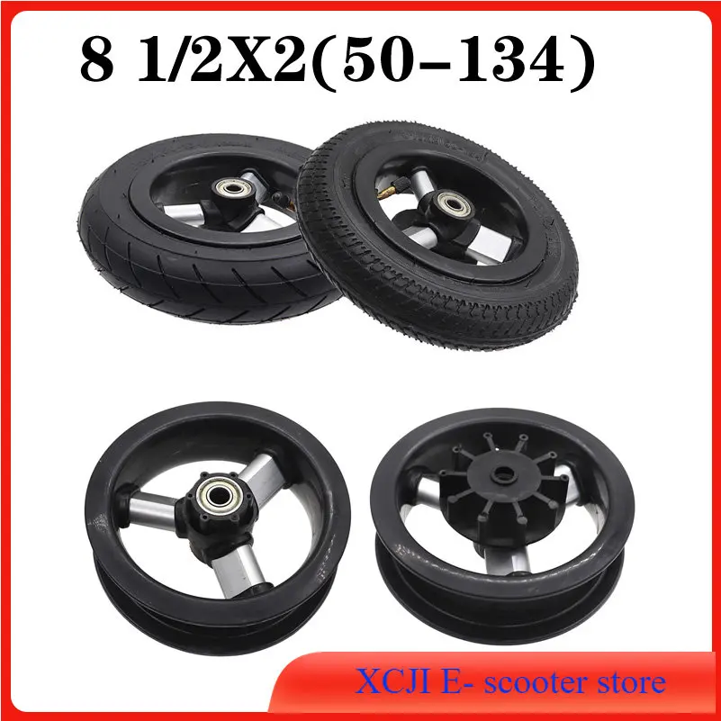 Roues pour poussette tricycle bébé 8.5 pouces moyeux intégré XCJI