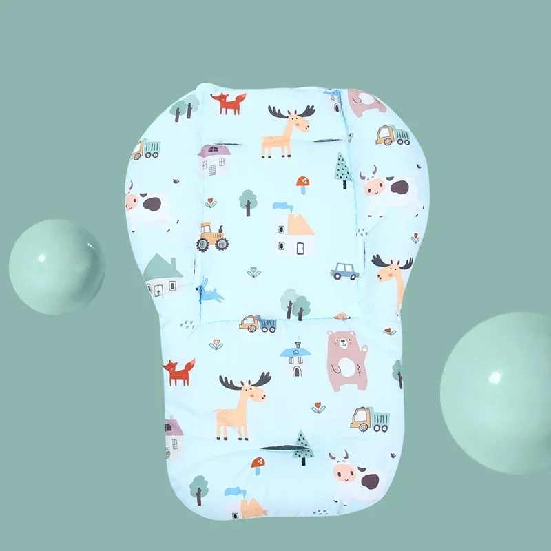 Coussin de poussette pour bébé automne hiver coussin chaud coton doux