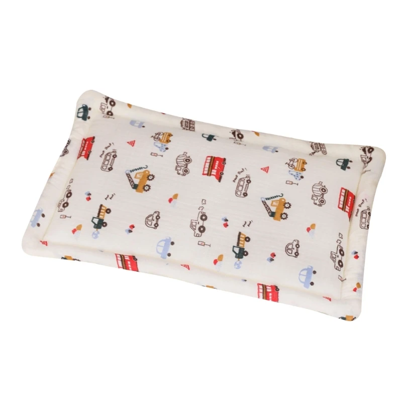 Oreiller coton bébé nouveauné doux motifs véhicules confort sécurité 13 ans rectangle hypoallergénique
