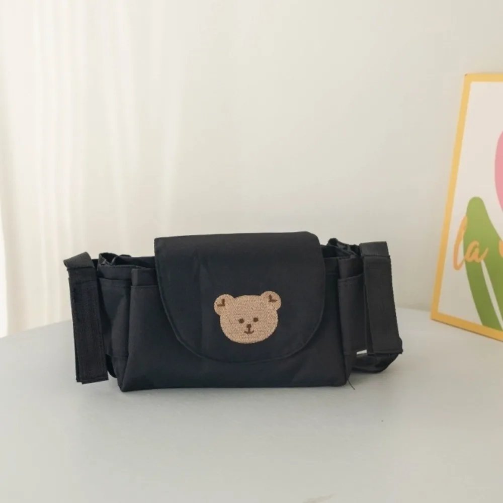 Sac de rangement poussette tissu Oxford compact multipoches style ours bébé accessoires voyage sac suspendu ma