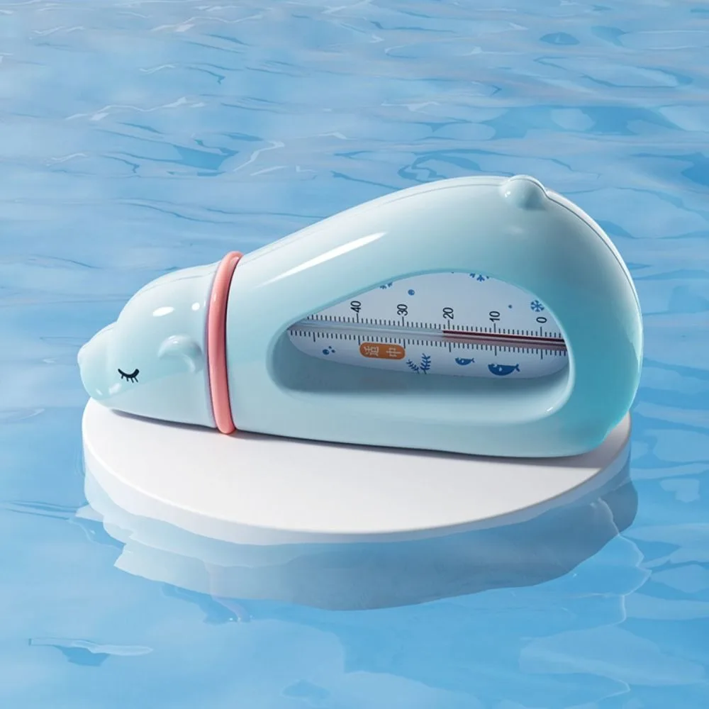 Thermomètre d'eau de bain bébé étanche PP kérosène mesure précise sécurité BlueBear