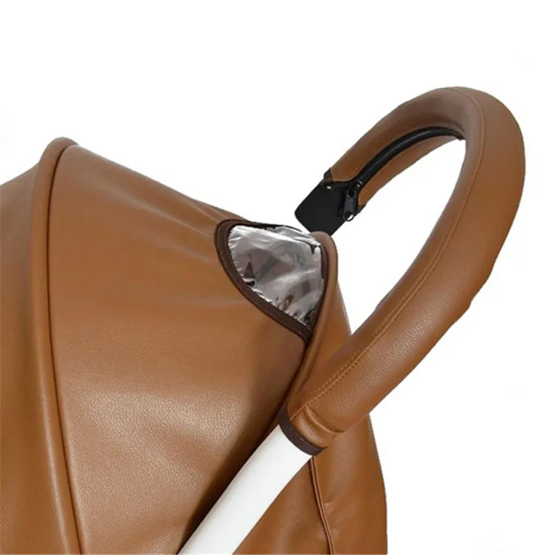 Couverture d'accoudoir pour poussette Babyzen housse en cuir PU protégeant les poignées accessoire bébé style 