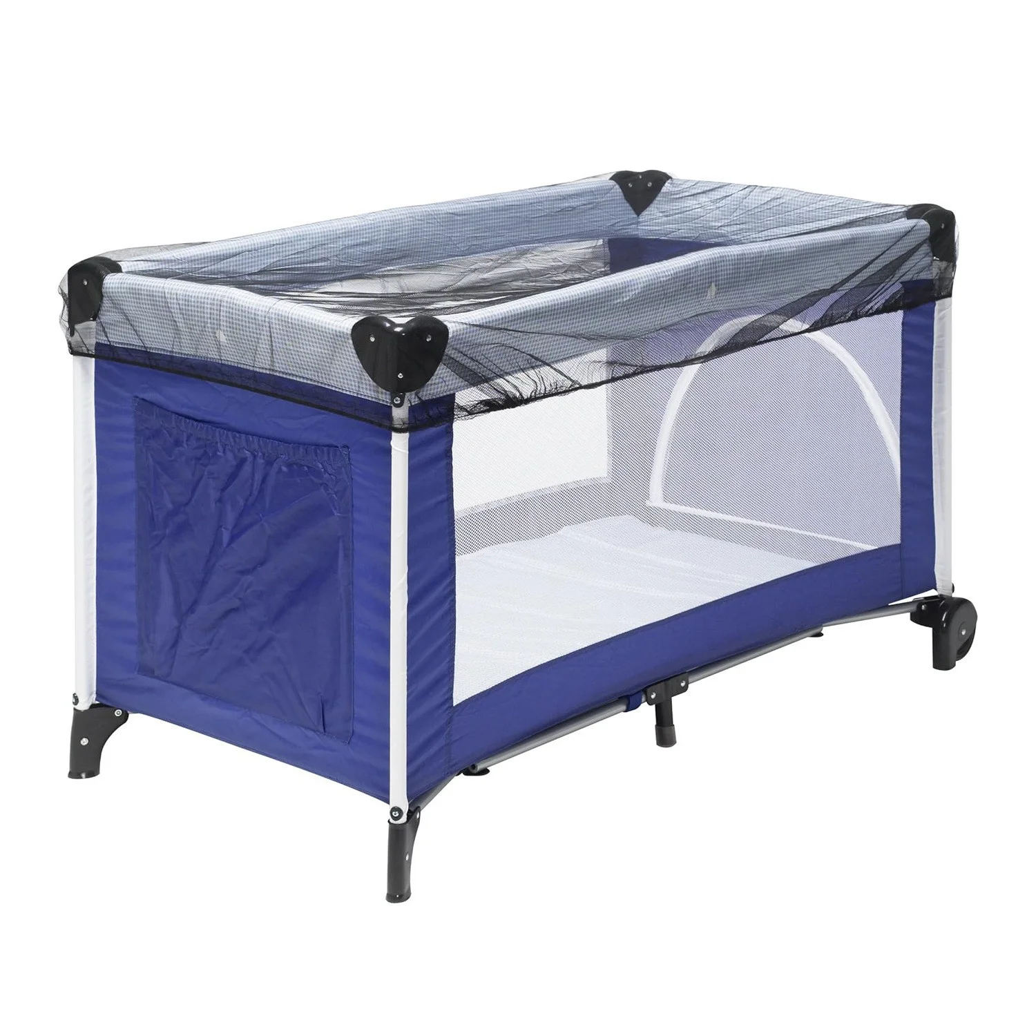 Moustiquaire en maille antiinsectes pour berceau et poussette 110x75cm