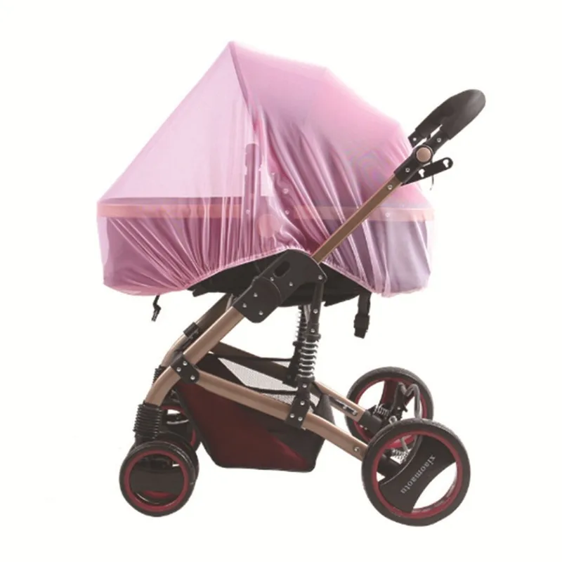 Moustiquaire Universelle Poussette Bébé Protection Complete Maille Cryptée Design Moderne Facile à Installer C