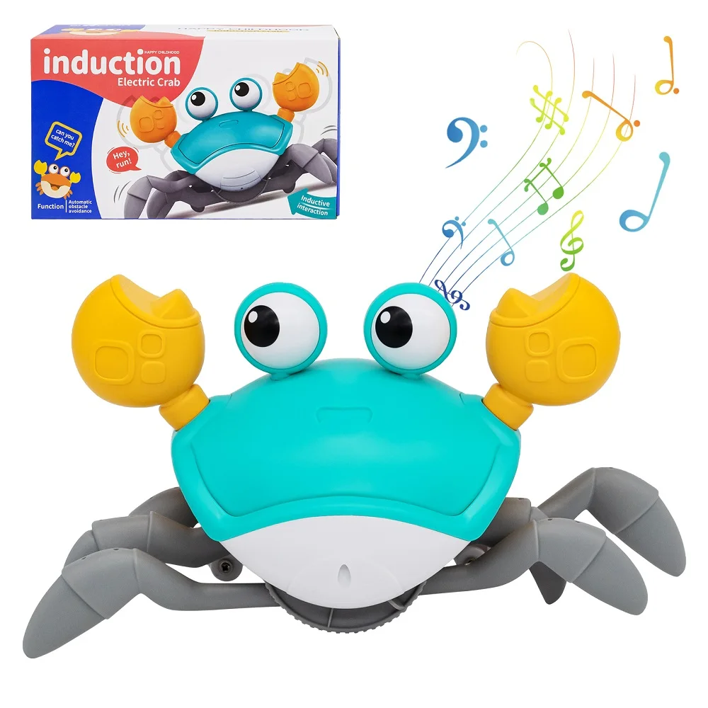 Jouet interactif crabe dansant pour bébé éducatif et sécuritaire cadeau