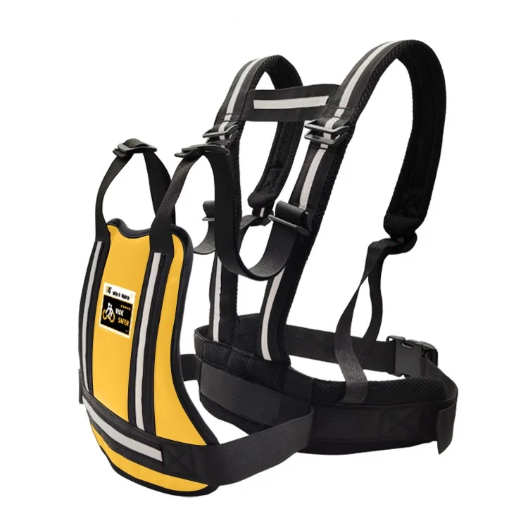 Ceinture de sécurité réglable pour enfants antichute réfléchissante