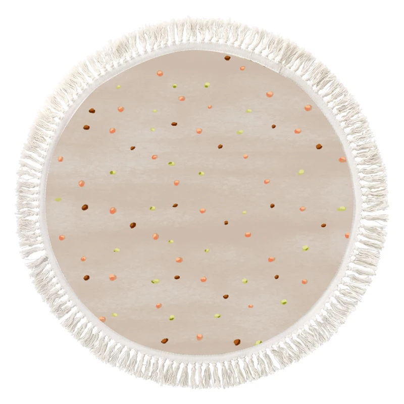Tapis de jeu bébé tapis de pépinière tapis rond chambre à coucher tapis