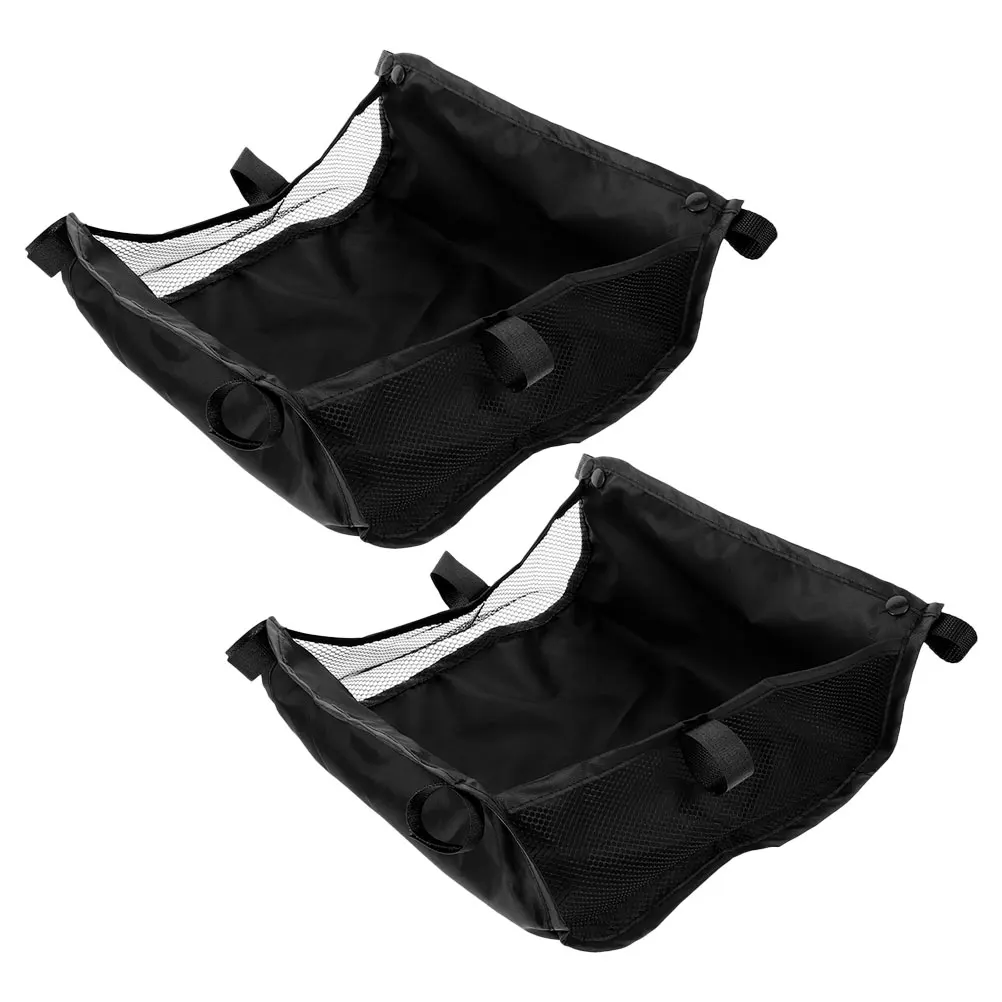 Paniers de rangement pour poussette 2 pièces filet en maille