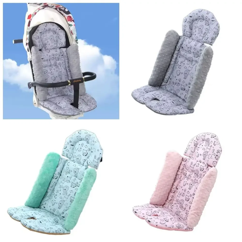 Coussin de poussette bébé motif dessin animé confort sécurité accessoires poussette tapis siège voiture doublu