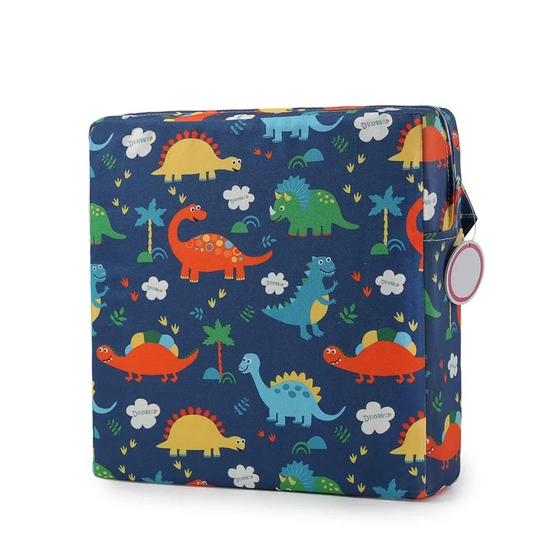 Coussin de chaise pour bébé siège rehausseur coussin de sécurité amovible design dinosaure 33x33x8 cm cushion 