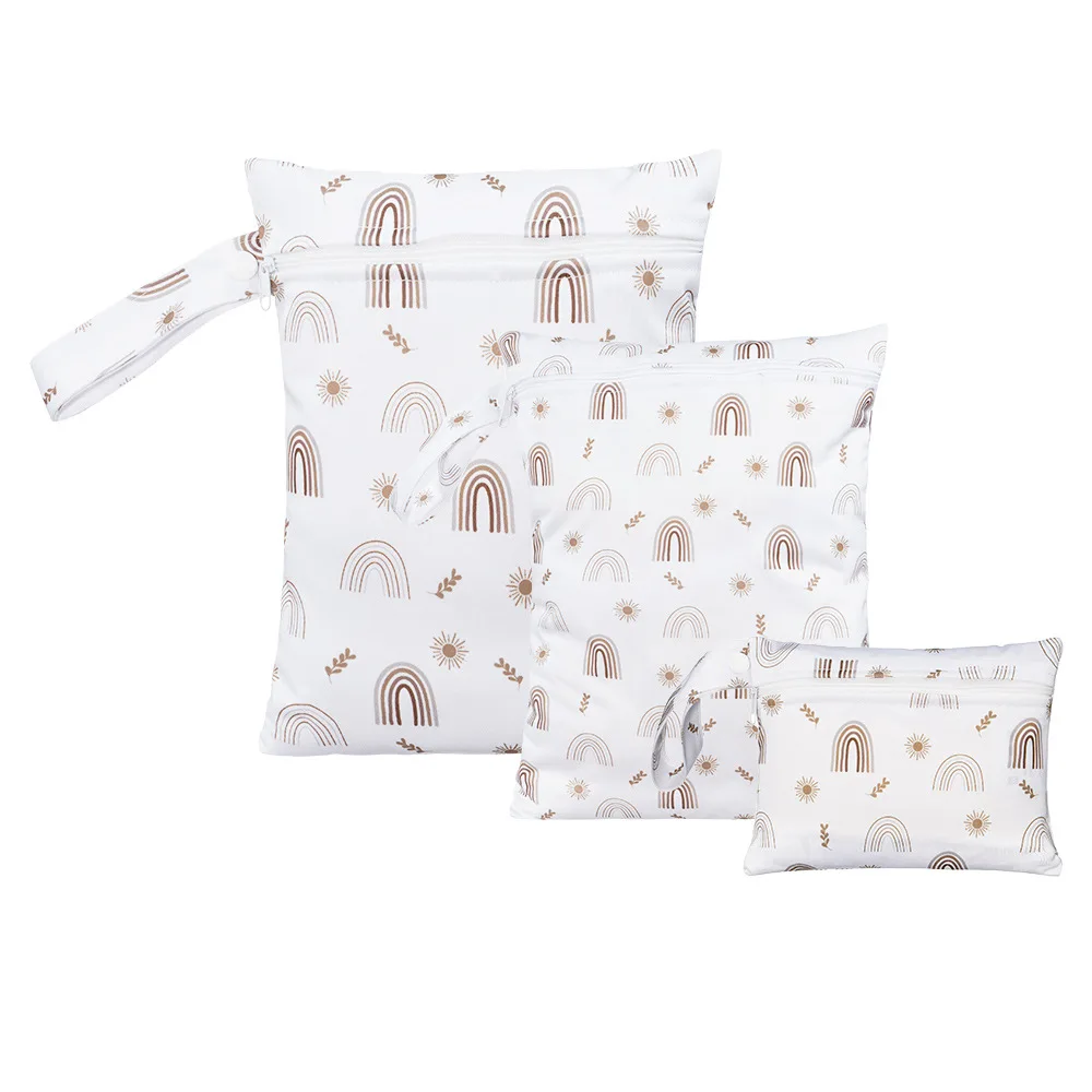 Sac à couches pour bébé 3 pièces imperméable.organisateur de rangement
