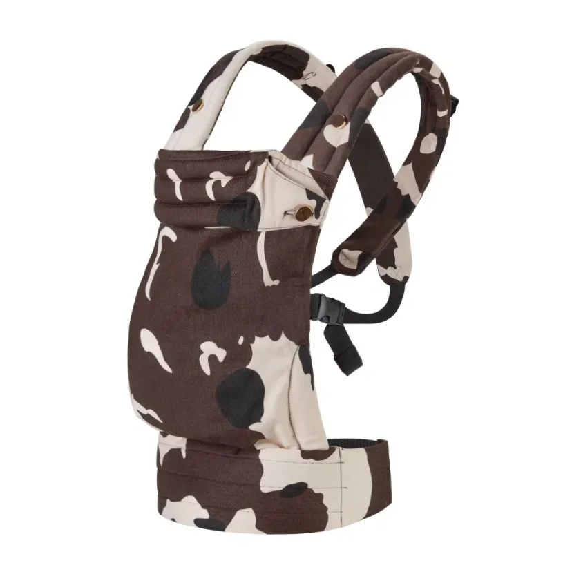 Portebébé enveloppe sac à dos bébé 02 ans confortable kangourou sac infantile Brown