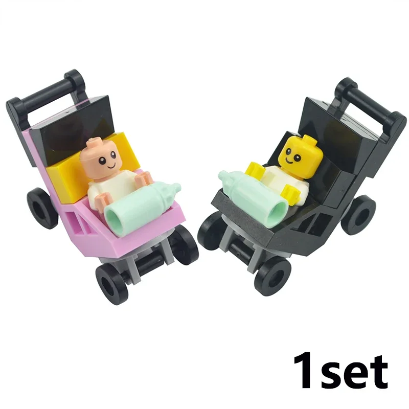 Jouets poussettes bébé figurines construction jouets éducatifs pour