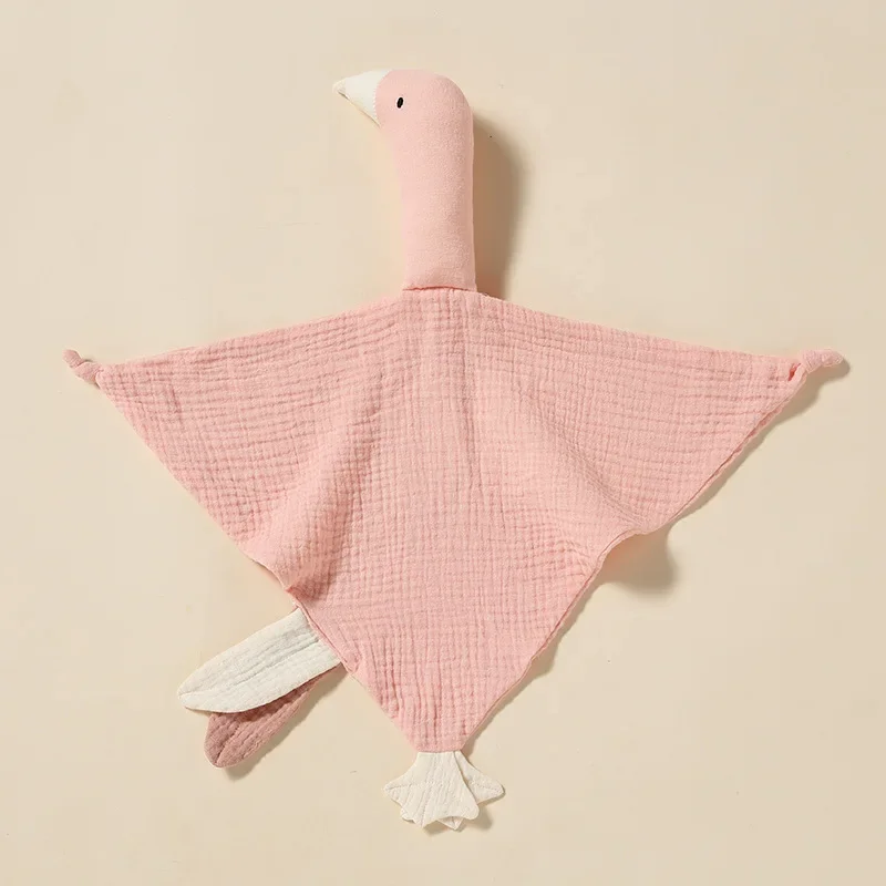 Doudou peluche cygne mignon jouet de sommeil apaisant pour bébé accessoire de confort nouveauné jouet bébé 03