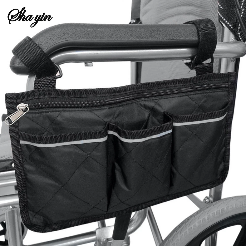 Pochette Organizer pour Fauteuil Roulant Sha Yin avec Poches Multiples