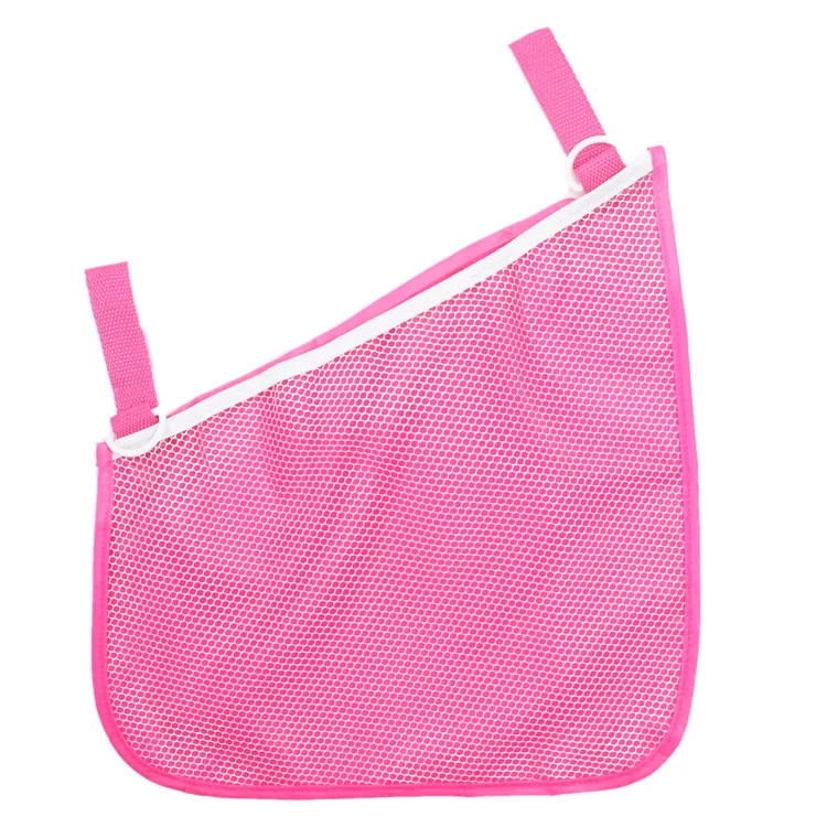 Filet de rangement universel maille synthétique rose vif pour poussette