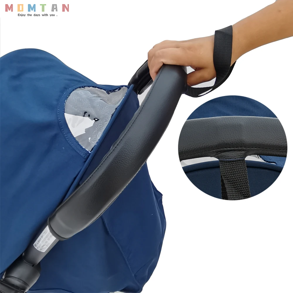Accessoires poussette Babyzen Yoyo Yoya housse cuir PU accoudoirs barre parechocs poignée main courante style 