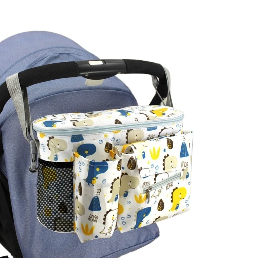 Organisateur de poussette Oxford tissu multicolore animaux motifs bébé