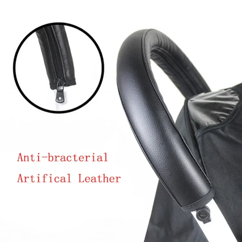 Housse de protection en cuir PU pour accoudoir de poussette bébé housse antidérapante compatible Babyzen Yoyo 