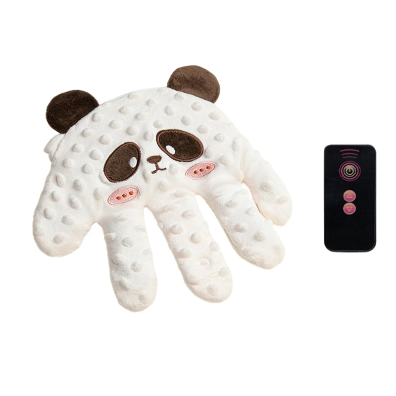 Oreiller apaisant bébé panda aide au sommeil détachable télécommande