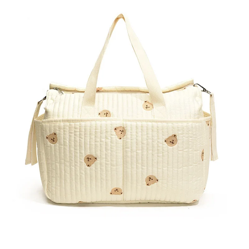 Sac à main MUNIBag pour mère et bébé ours en peluche grande capacité sac à langer weekend portage design moder