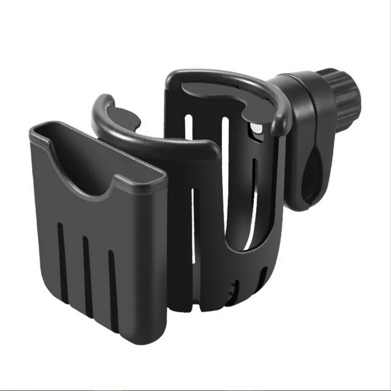 Support universel pour vélo poussette et fauteuil roulant noir ajustable 360° fixation facile portable durable