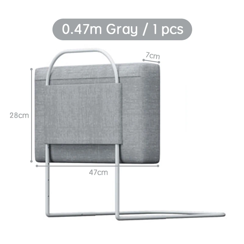 Barrière de lit bébé en acier inoxydable et tissu sécurité protection pour enfant 03 ans portable design moder