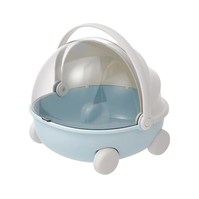 Boîte de rangement bébé compacte portable transparente design moderne