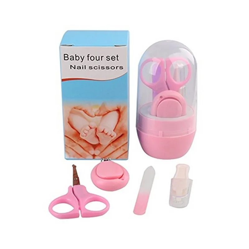 Kit CoupeOngles Bébé avec Boîte de Rangement Ensemble Outils Soin Ongles Ciseaux CoupeOngles Lime à Ongles Man