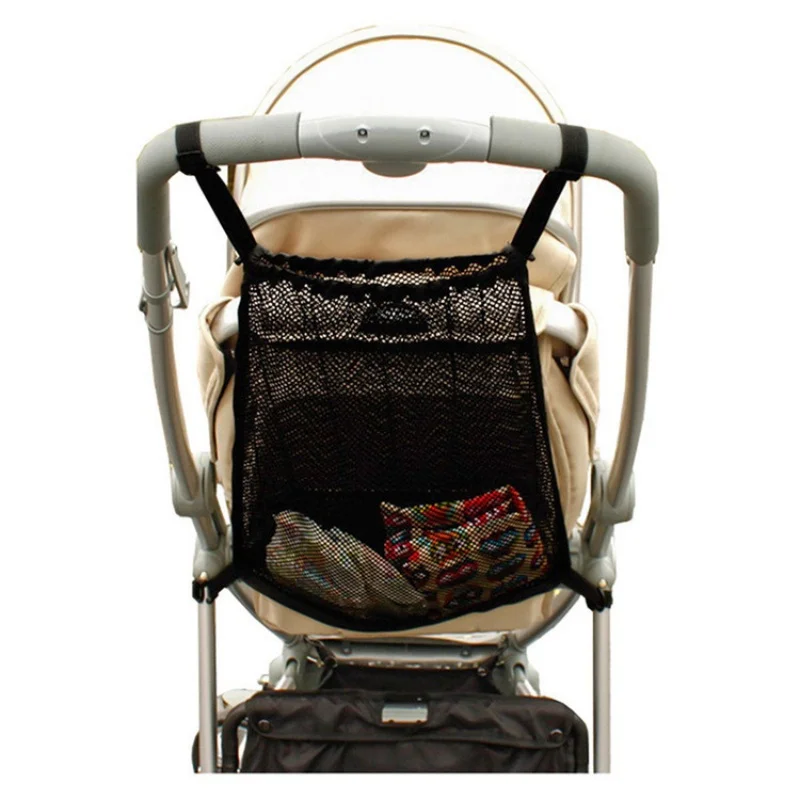 Sac en filet de rangement pour poussette sac suspendu rangement jouets