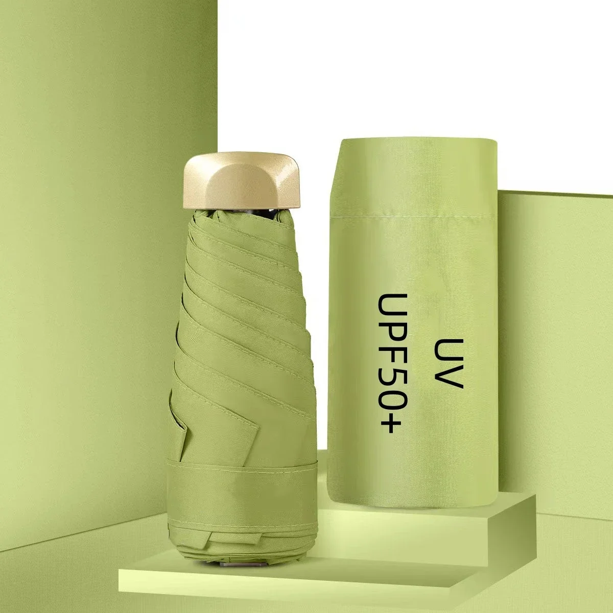 Parapluie portable UV compact Protection UPF50 Design élégant Matériel synthétique résistant Usage quotidien e
