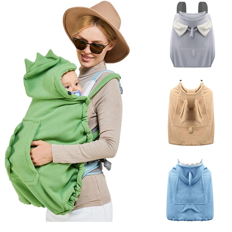 Housse de poussette coupe-vent pour bébé, 1 pièce, housse de porte-bébé, cape extensible à capuche pour bébé, 