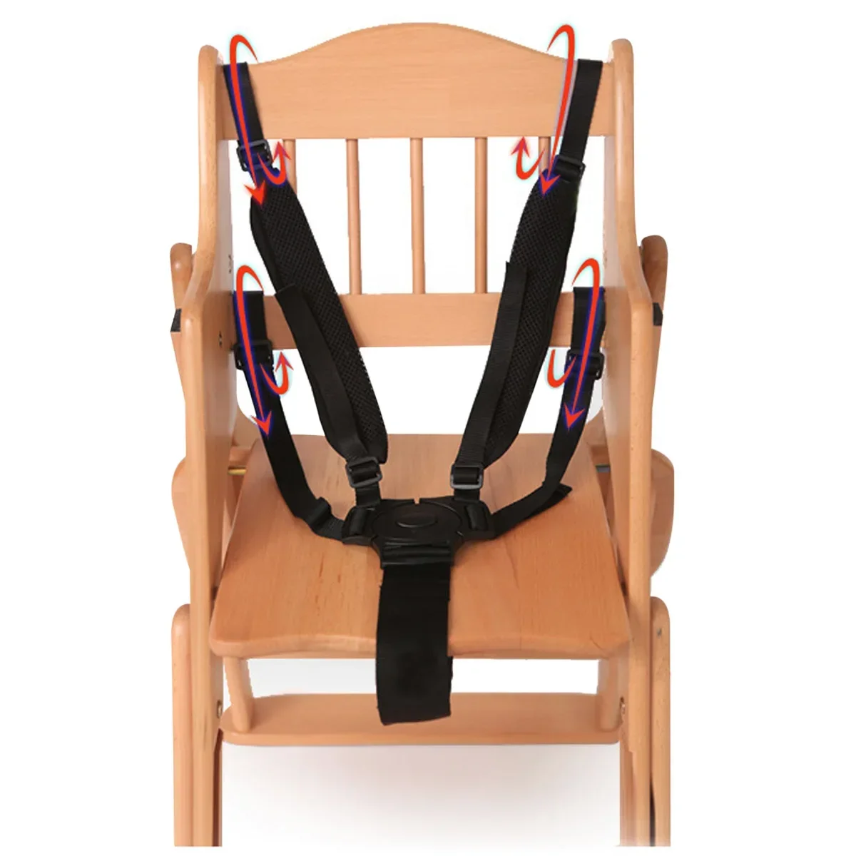 Harnais universel 5 points bébé sécurité stroller chaise haute ceinture