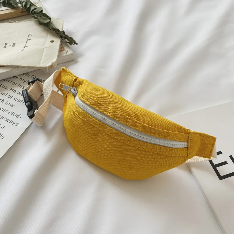 Sac à dos bébé pratique fanny pack jaune enfant sécurisé compact