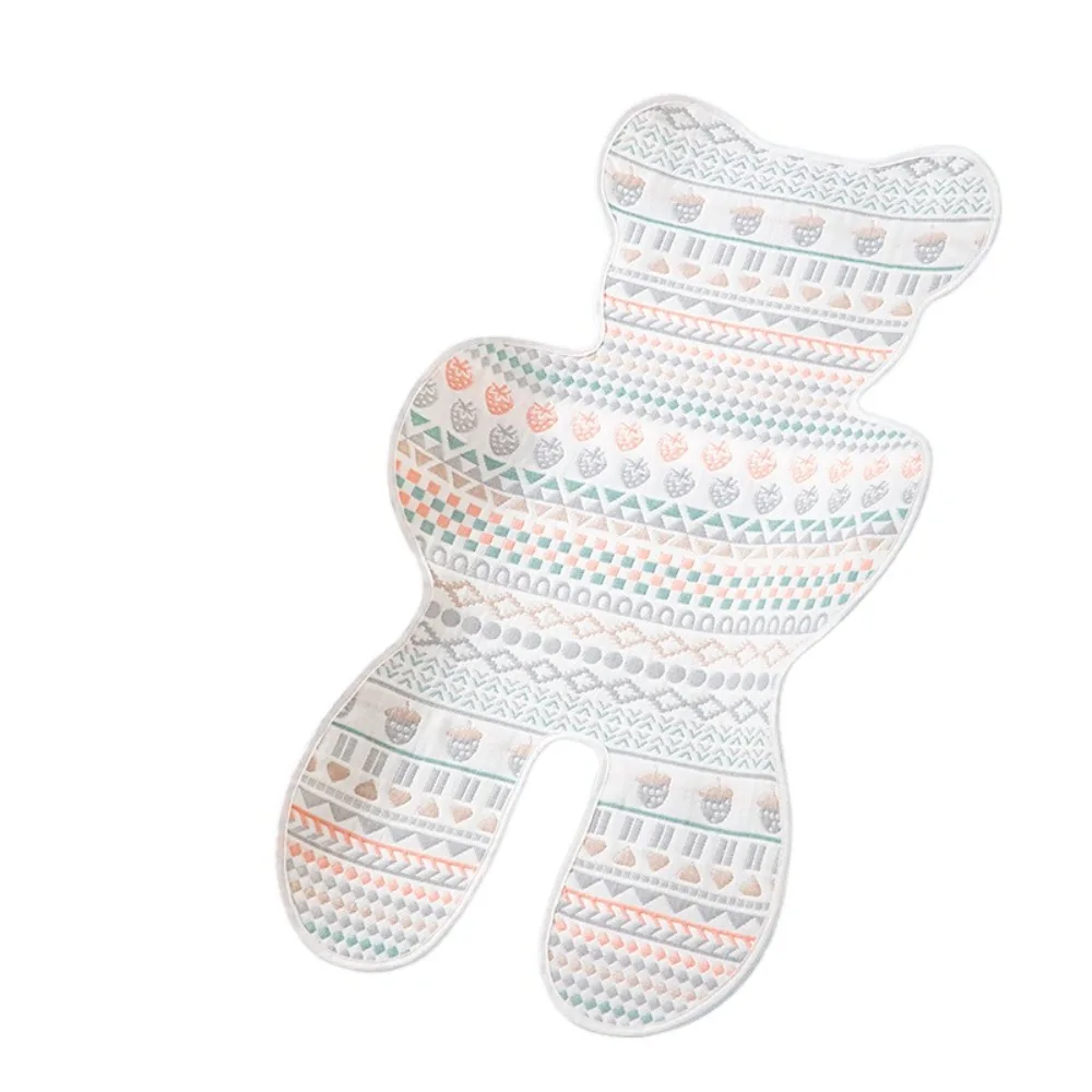 Tapis de sol bébé en tissu doux design ours pastel chambre enfant jeu