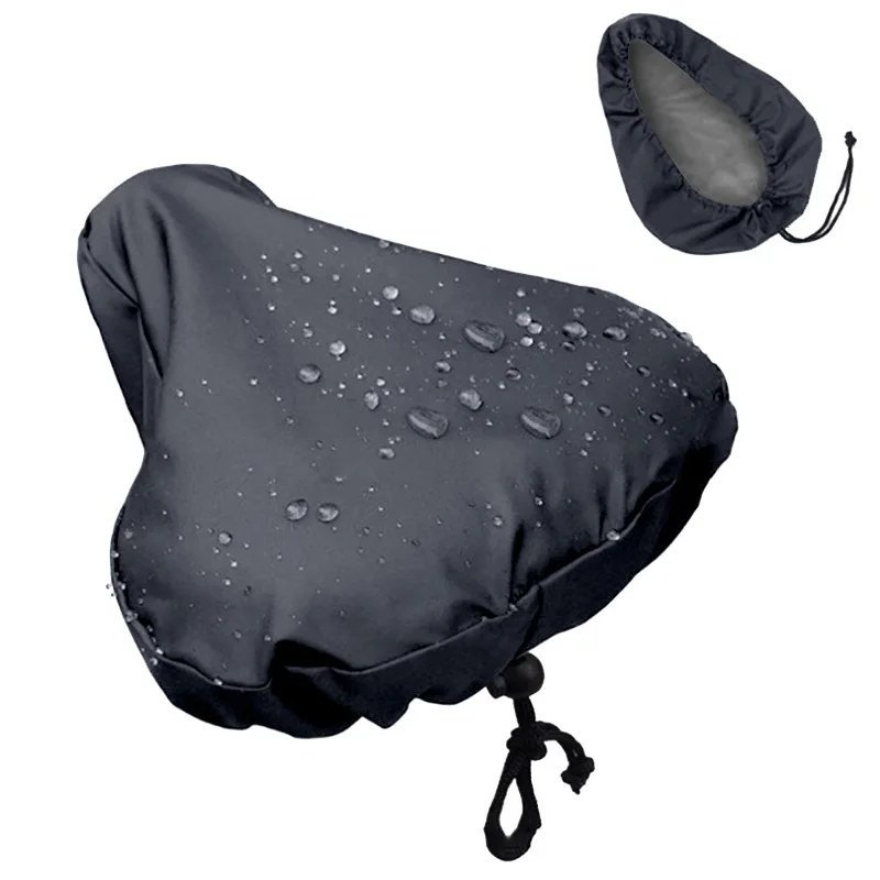 Housse de pluie pour selle de vélo protection solaire cordon de serrage