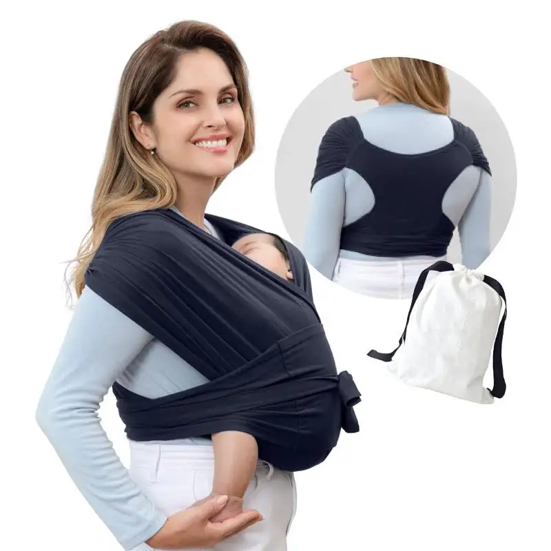 Ceinture de transport extensible réglable pour bébé écharpe respirante et sécurisante portage confortable pour