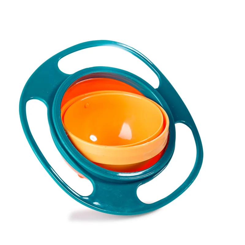 Bol à mélanger en plastique 2 niveaux design moderne couleurs vives manches intégrées usage culinaire bébé enf