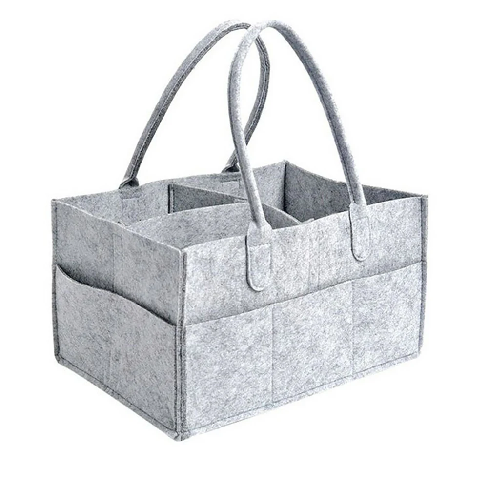 Organisateur de rangement pour bébé panier de support portable table à langer boîte à essentiels sac de voitur
